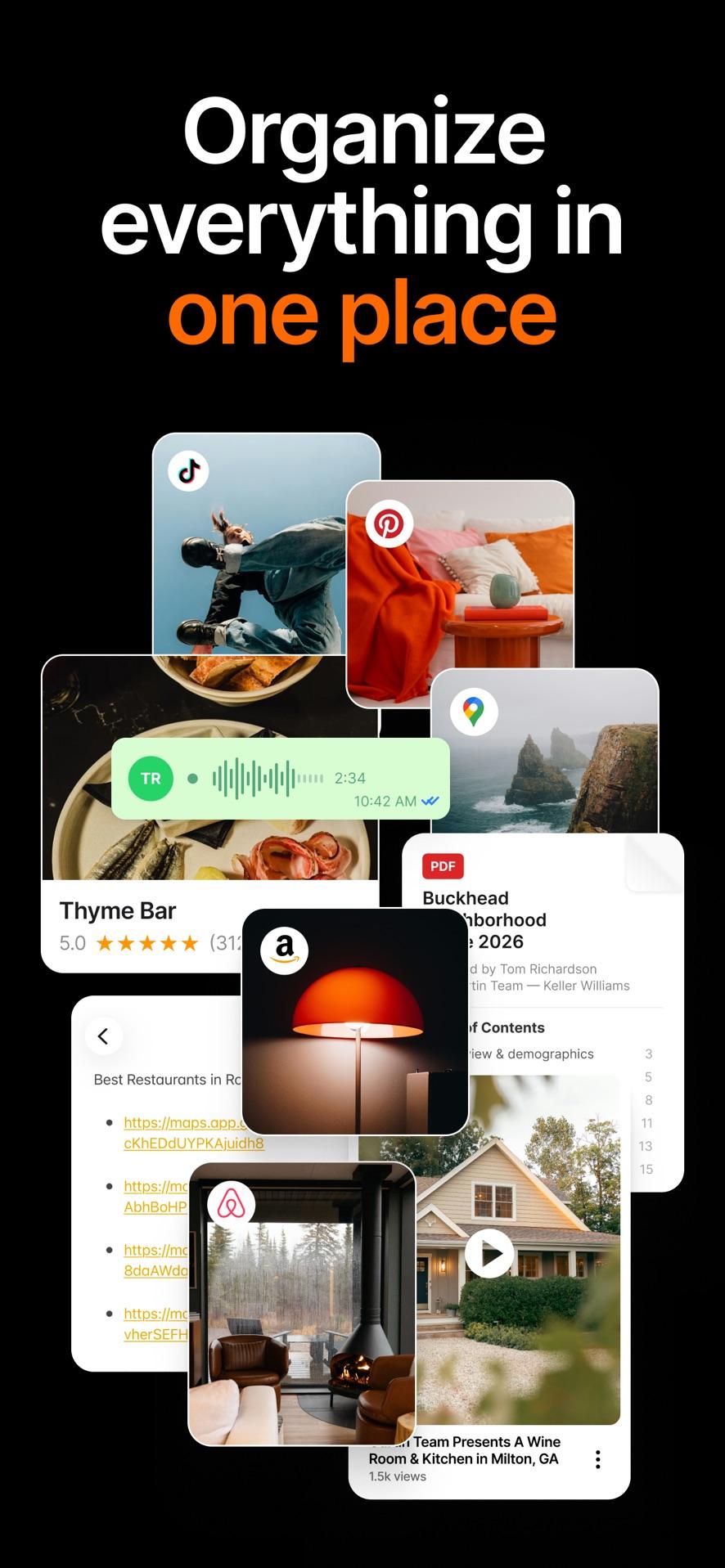 Stacklist app screenshot